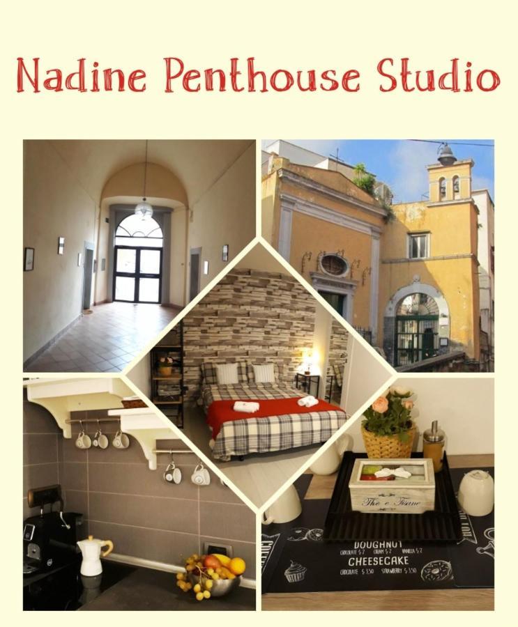Ferienwohnung Nadine Penthouse Studio Neapel Exterior foto